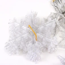 Гірлянда "Сніжинки", 140 LED, різнокольорова, від електромережі, 9133-034