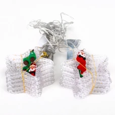 Гірлянда-штора "Санта", 110 LED, жовта, 3 м, від електромережі, 9133-028