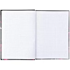 Книга записна тверда обкл. А5, 96 арк., кліт., Crimson fleur 8459-4-A