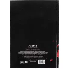 Книга записна тверда обкл. А5, 96 арк., кліт., Red fleur 8459-3-A