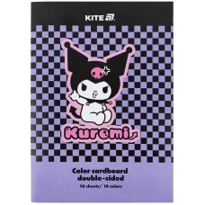 Картон кольоровий двостор. (10арк/10кол), А4 Kuromi HK24-255-2 Kite