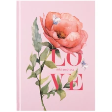 Книга записна тверда обкл. А5, 96 арк., кліт., Love 8459-6-A
