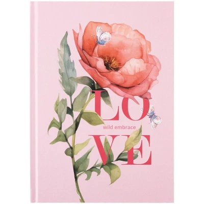 Книга записна тверда обкл. А5, 96 арк., кліт., Love 8459-6-A