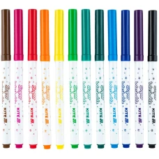Фломастери, набір 12шт, Kite Creative Superwashable K-1152