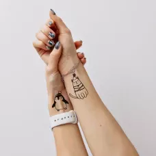 Тимчасове тату "Зимові канікули" LB-168 Tattooshka