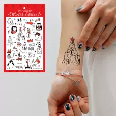 Тимчасове тату "Зимові канікули" LB-168 Tattooshka