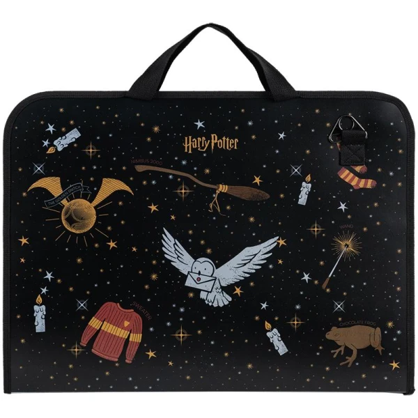 Портфель на блискавці 1 відділ., A3+, Harry Potter HP24-411 Kite