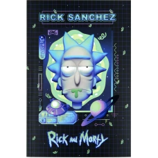 Блокнот термобіндер А5 64арк. нелінований Rick and Morty RM23-193-1 Kite