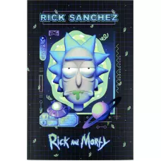 Блокнот термобіндер А5 64арк. нелінований Rick and Morty RM23-193-1 Kite