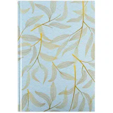 Книга записна А4, 96арк., кліт, тверда обкл., Waves, блакитна 8422-560-A