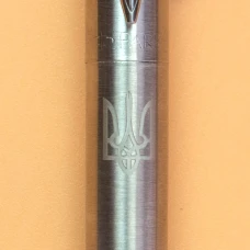 Ручка кулькова Parker JOTTER UKRAINE Stainless Steel CT BP Тризуб біл. 16132_T001w