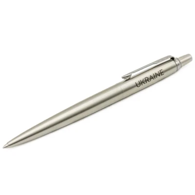 Ручка кулькова Parker JOTTER UKRAINE Stainless Steel CT BP Ukraine + Мапа 16132_T205b