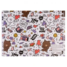 Папка-конверт YES А4 на кнопці "Line Friends" 492193