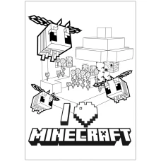 Розмальовка А4 "Minecraft 2", 12 с. 743219 YES