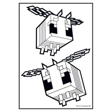 Розмальовка А4 "Minecraft" з наліпками, 8 с. 743221 YES