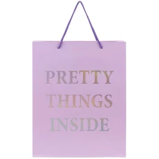Пакет паперовий подарунковий, 26х32см, Pretty things inside, 8502-27-A