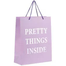 Пакет паперовий подарунковий, 26х32см, Pretty things inside, 8502-27-A