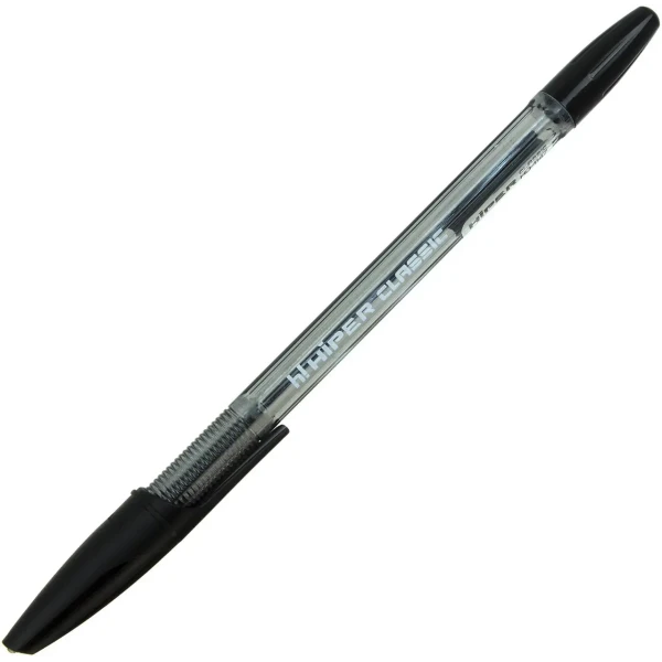 Ручка масляна Hiper Classic 1,0 мм. чорна, HO-1147