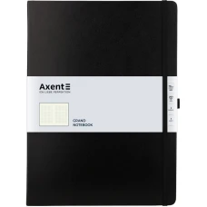 Книга записна Partner Grand, 210*295, 100 арк, кліт, чорна, 8203-01-A