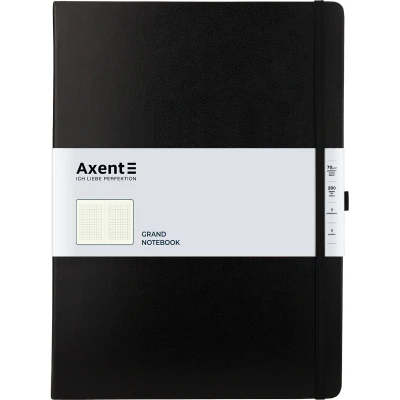 Книга записна Partner Grand, 210*295, 100 арк, кліт, чорна, 8203-01-A