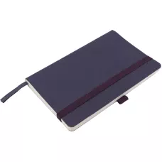 Книга записна Partner Soft Skin,125*195, 96арк, кліт, синя, 8616-02-A