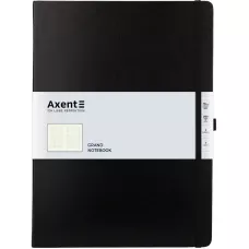 Книга записна Partner Grand, 210*295, 100 арк, кліт, чорна, 8203-01-A