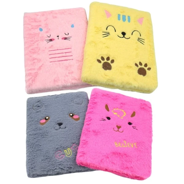 Блокнот пухнастий "Kitty" А5, 80 арк., клітинка, 80g, мікс, DSCN9923