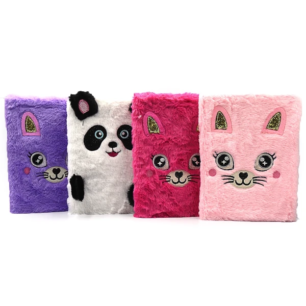 Блокнот пухнастий "Cat" А5, 80 арк., клітинка, 80g, мікс, 5127-A5