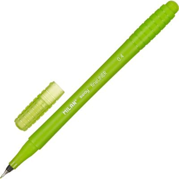 Лiнер SWAY fineliner 0,4 мм., салатовий (ціна за 1шт.) 06180480 Milan