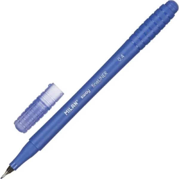 Лiнер SWAY fineliner 0,4 мм., синій (ціна за 1шт.) 06180480 Milan