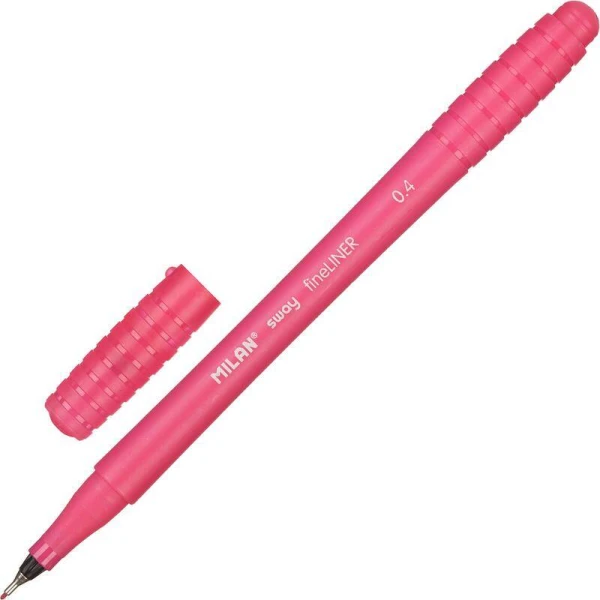 Лiнер SWAY fineliner 0,4 мм., рожевий (ціна за 1шт.) 06180480 Milan