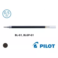 Стрижень гелевий Pilot BLS-G1-5-B, 0,5 мм. чорний