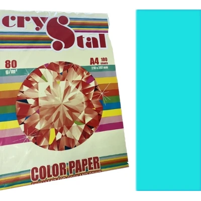 Папір кольоровий Crystal Color Paper А4 80 г/м. 100 арк. пастель Ocean 120, св.блакитний