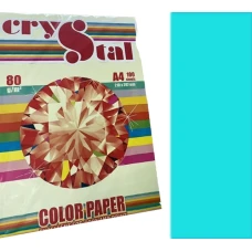 Папір кольоровий Crystal Color Paper А4 80 г/м. 100 арк. пастель Ocean 120, св.блакитний