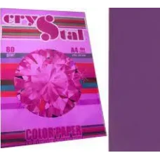 Папір кольоровий Crystal Color Paper А4 80 г/м. 100 арк. інтенсив Taro 274, фіолетовий