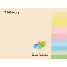 Папір кольоровий Spectra Color А4 160 г/м2. 100арк. пастель  Ivory100, слон. кістка