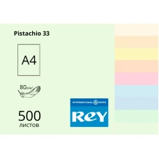 Папір кольоровий REY Adagio А4 80г/м2, 500 арк. пастель Pistachio 33, фісташковий