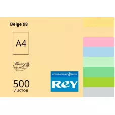 Папір кольоровий REY Adagio А4 80г/м2, 500 арк. середні тони Beige 98, бежевий