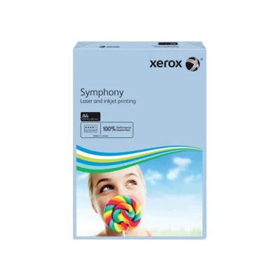 Папір кольоровий Xerox Symphony А4 80г/м2, 500 арк. пастель Blue блакитний, 3967