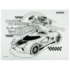 Підкладка розмальовка силіконова 30х40см, Hot Wheels HW22-424 Kite