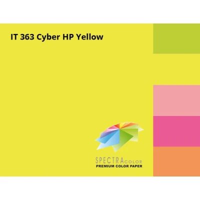 Папір кольоровий Spectra Color А4 75 г/м2. 500арк. неон Yellow 363, жовтий