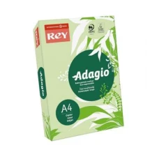 Папір кольоровий REY Adagio А4 160г/м2, 250 арк. пастель Green 09, зелений
