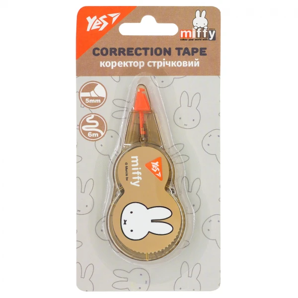 Коректор YES стрічковий 5мм х 6м "Miffy" 340119