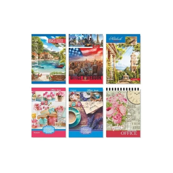 Книга обліку А4, 48арк. кліт. офсет 60г/м2, м'яка обкл. "Аляска", ціна за 1 шт(20шт/уп8В-107 Руслан