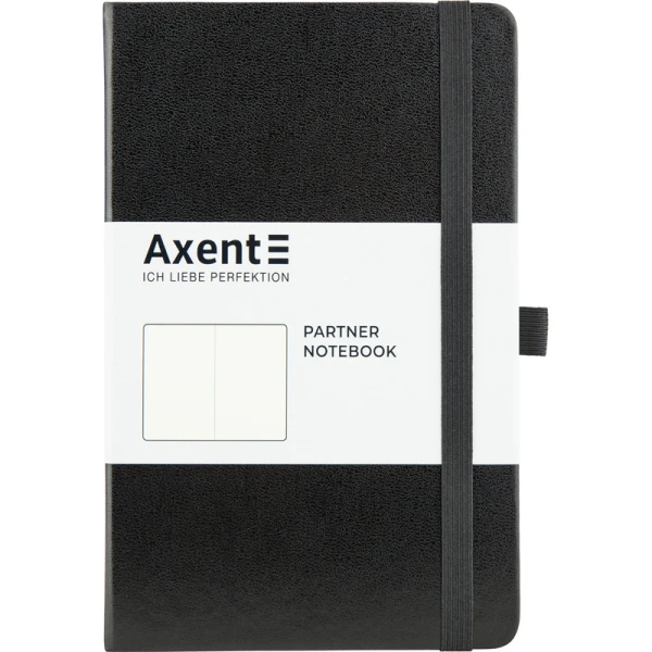 Книга записна Partner, 125*195, 96арк, нелін, чорна, 8307-01-A