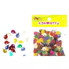 Декоративні кульки, що блищать маленькі, 10гр мікс кольорів Kidis 8874