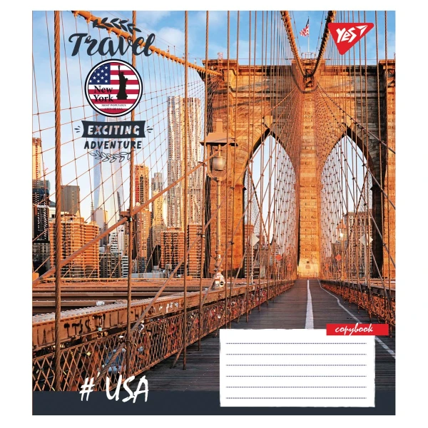 Зошит А5/96 арк лінія YES Travel, 765065