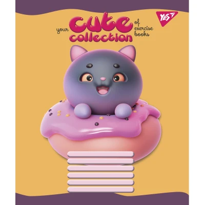 Зошит А5/12 арк лінія YES Cute collection, 765799