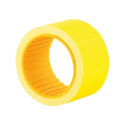 Етикетки-цінники 30х20 мм Economix, 200 шт/рул., жовті, E21308-05