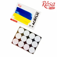 Набір акрилових фарб Ukraine 12x10мл, ROSA Start